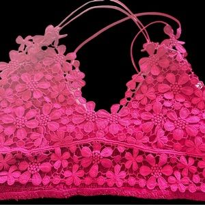 Free People Women’s M Intimately Bralette NWT Berry